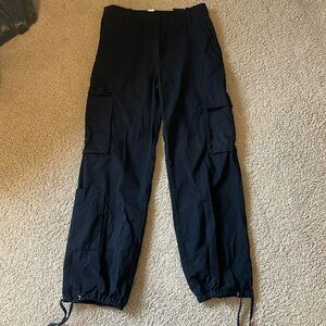 H&M black cargo pants